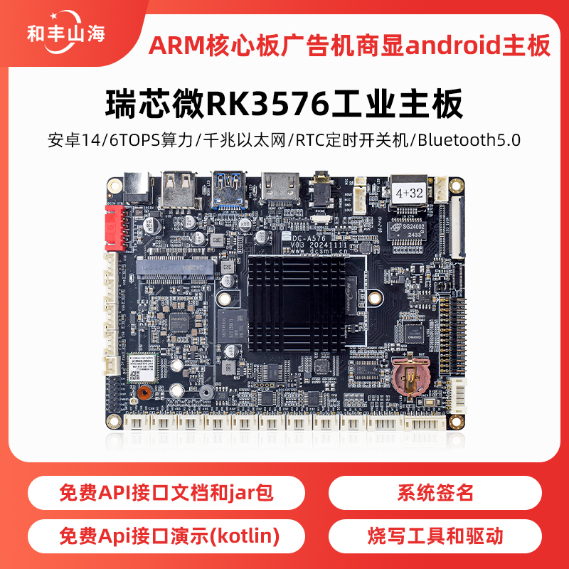 瑞芯微RK3576工业主板